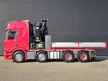 Scania R650 V8 8x4 / HMF 9520 + JIB + WINCH / 140.000 kg GCW
